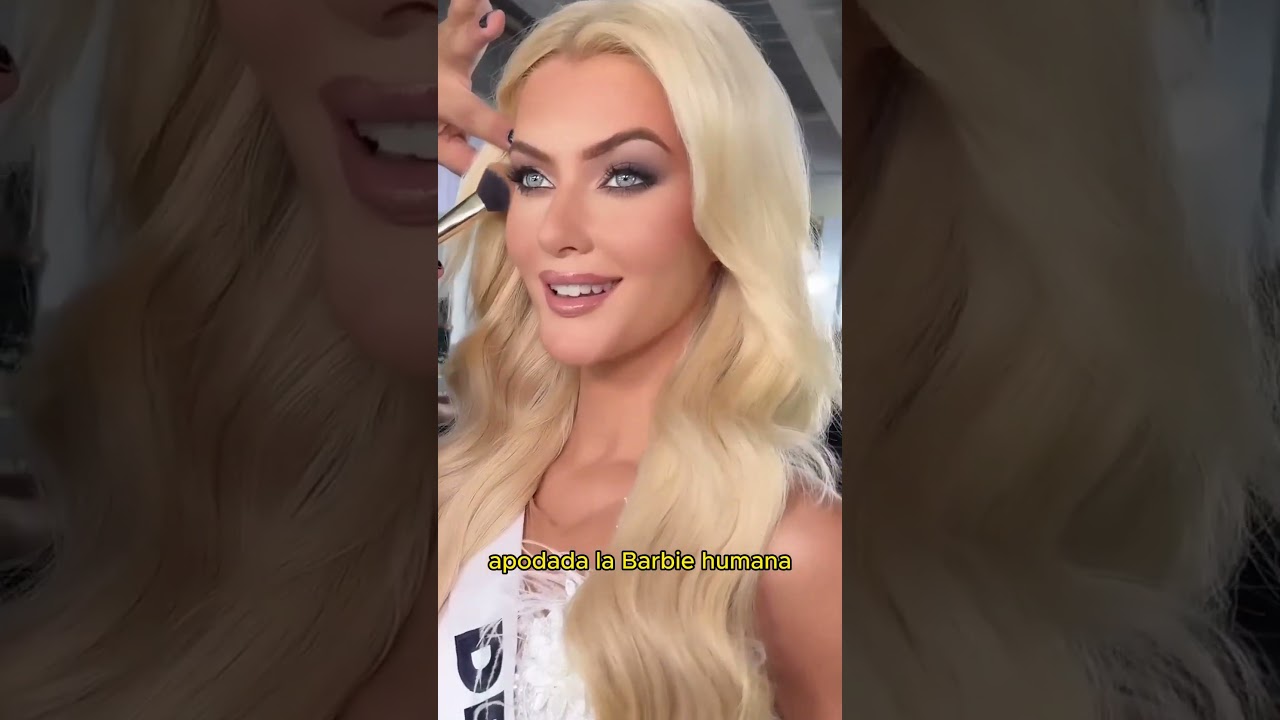 La barbie humana Victoria Kaert Miss universo 20204 #missuniverse #barbie #belleza #kaert