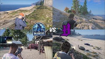 Ballas Pull Up On Manor and Get In a Shootout In Paleto | Multi POV | NoPixel 4.0 GTA RP