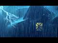 Sleep Instantly with Heavy Rain &amp; Powerful Thunder Sounds over the Forest at Night