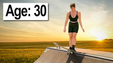 1 Year of Skateboarding Progression! (Age 30)