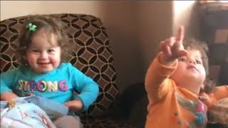 Twin Babies Molly and Maya  Cutest Moments  -   Youtube