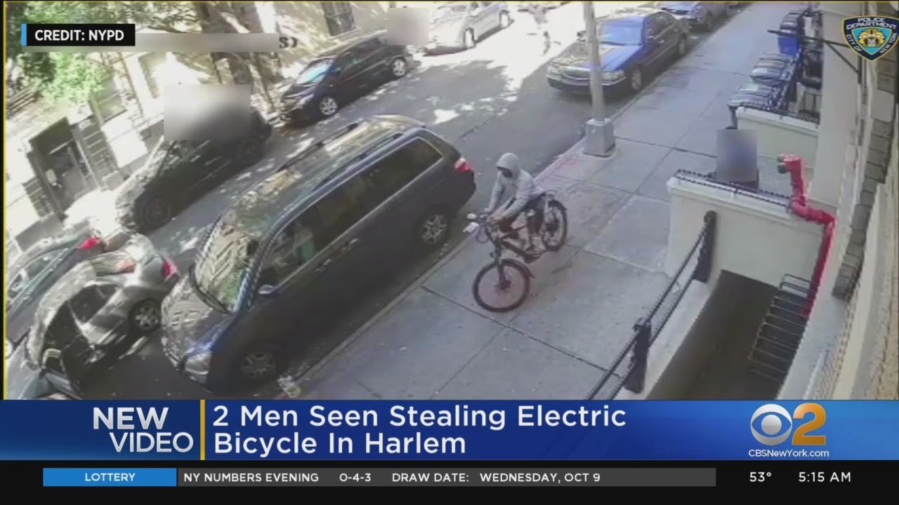 harlem check E-Bike Stolen From Deliveryman