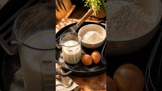 Genau so müssen Buttermilchplinsen sein – außen goldbraun und innen fluffig!