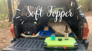 Camping ⛺: Spring Soft Topper Truck Camping