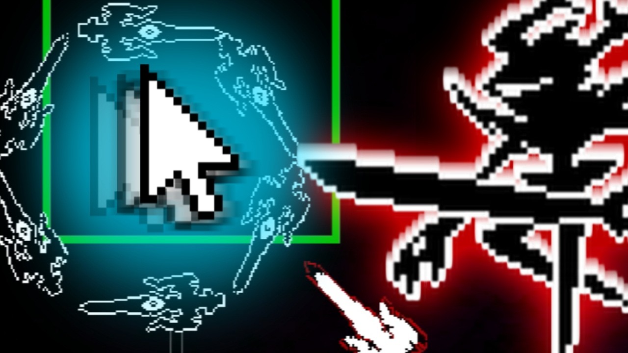 Deltarune… Но я управляю душой с помощью мыши.