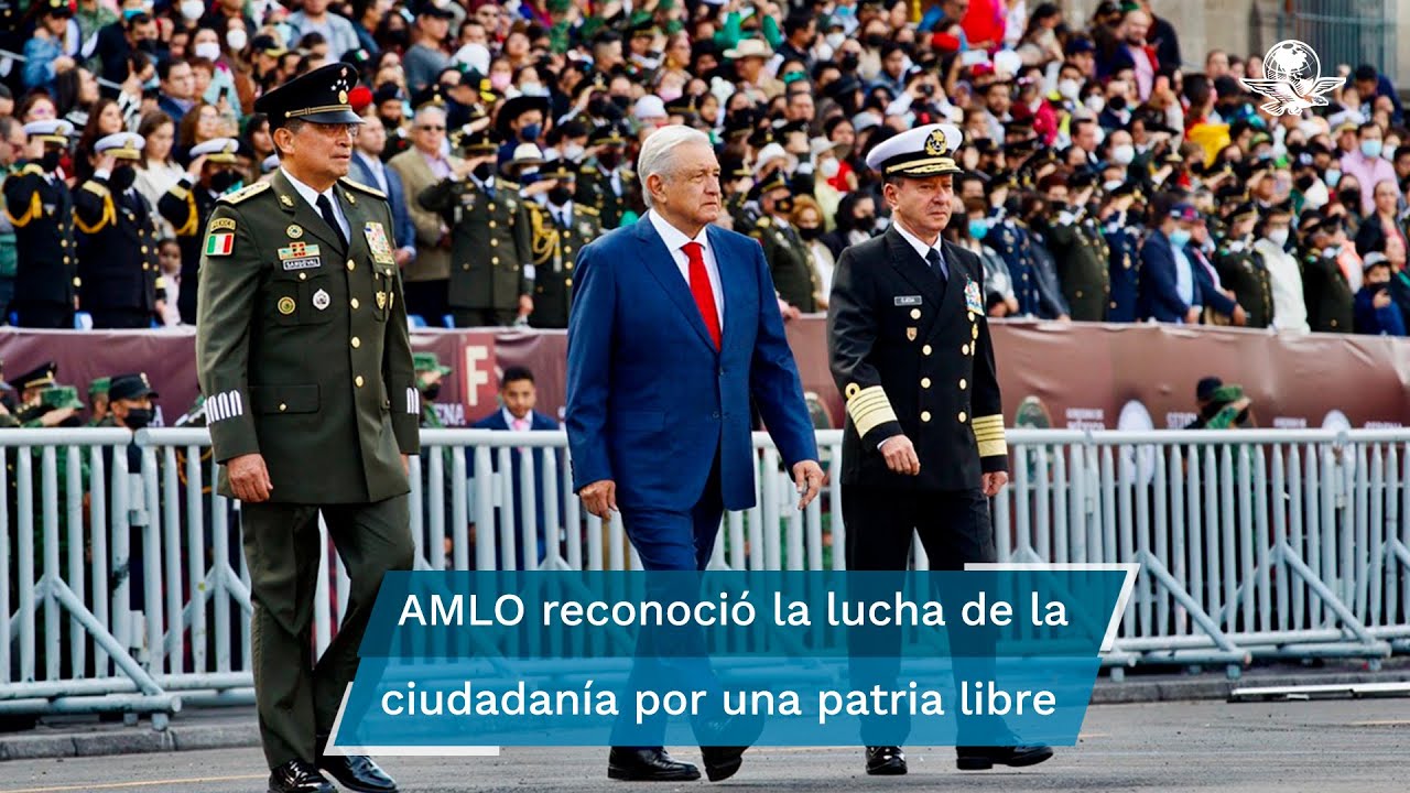 AMLO agradece lealtad del Ejército, Marina y la Guardia Nacional - YouTube