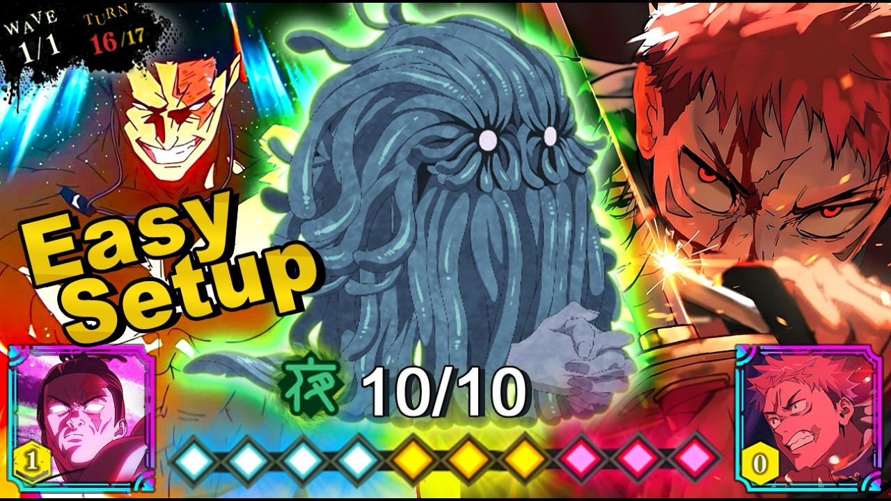 Easy Setup: 16-Turn 10* Green Curse Sweep ~ Todo x Yuji!!! | JJK Phantom Parade