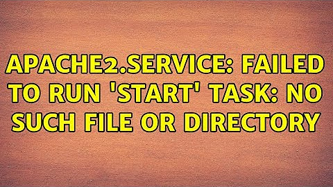 apache2.service: Failed to run 