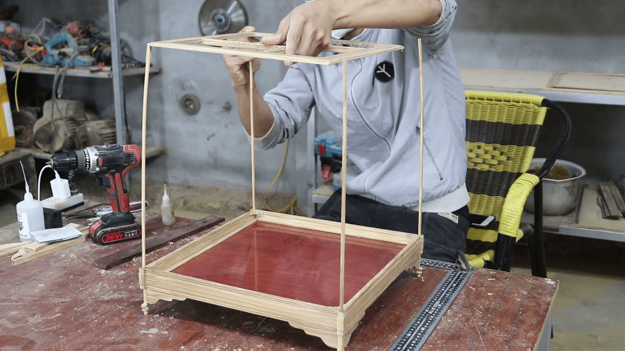 Quy trình làm lồng chim- mẫu lồng giả thái chào mào