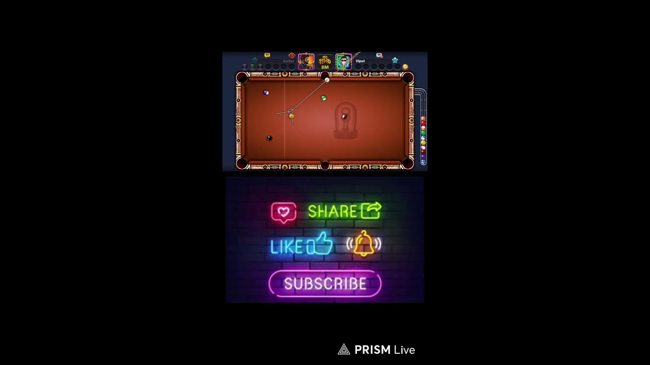 I AM BACK 8BALL POOL TRICK SHOT😎😱