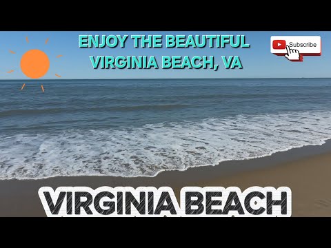 Peaceful ocean waves at Virginia Beach - the perfect ASMR escape #asmr #asmrsounds #beach #video