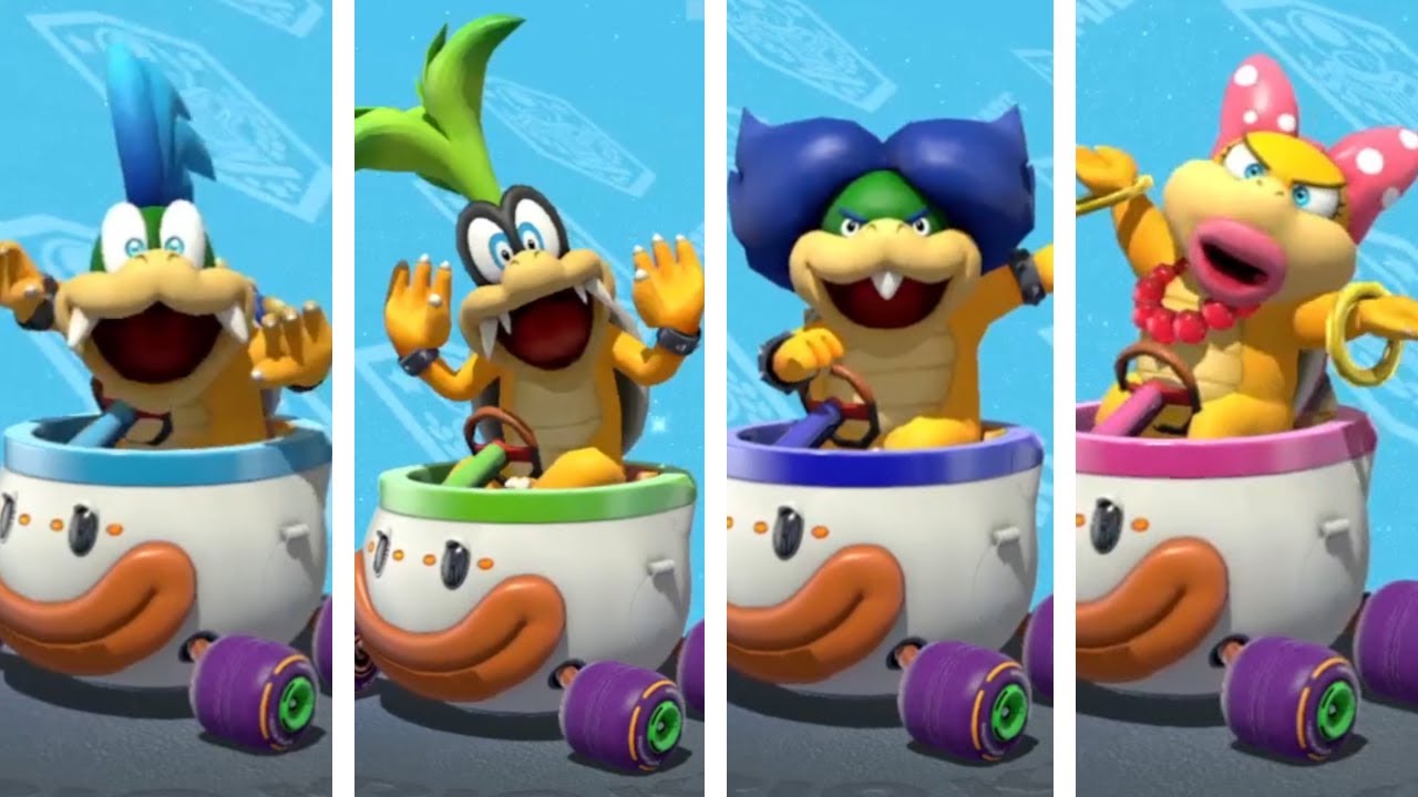 Mario Kart 8 Deluxe All Koopalings (Karts) YouTube