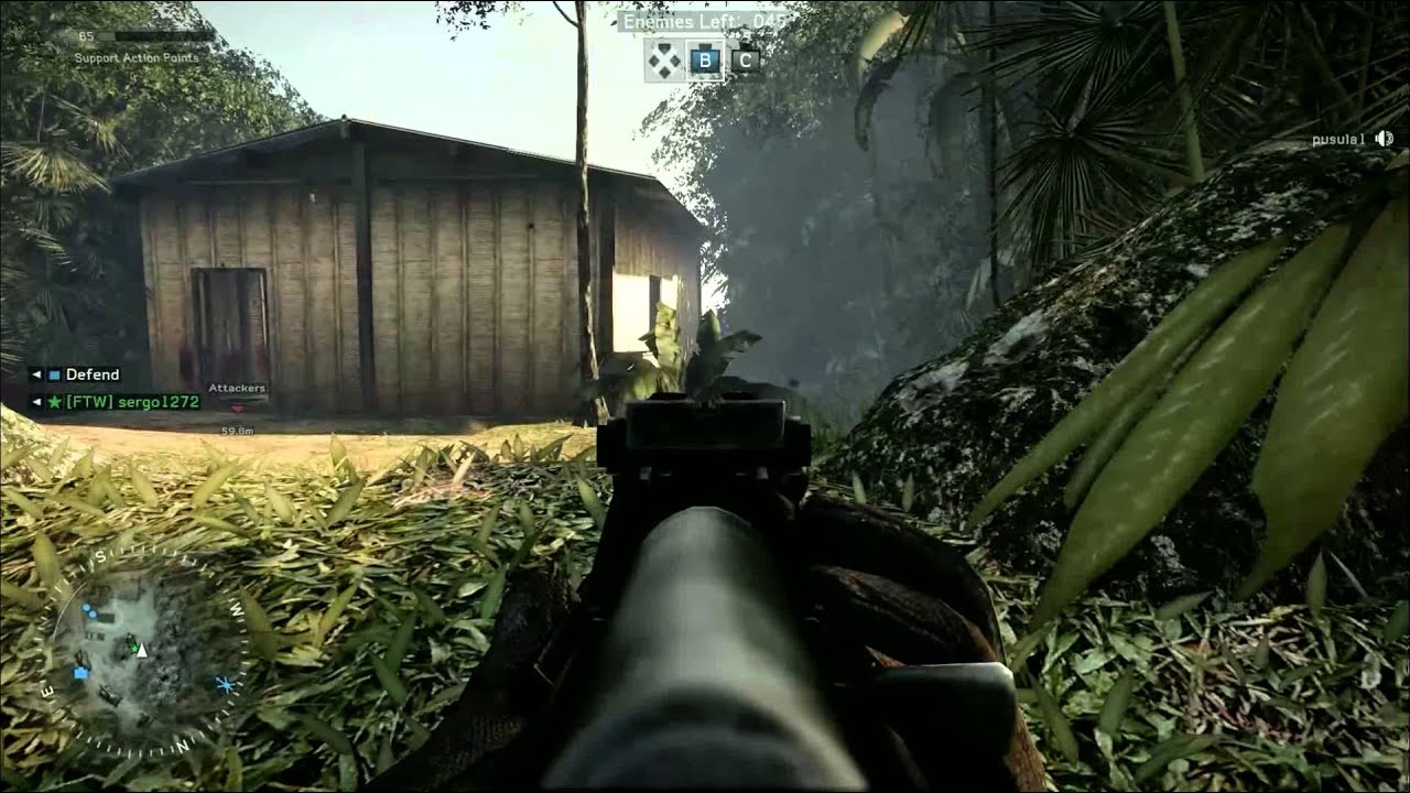 MOHW: Tungawan Jungle Real Ops (Hardcore) Combat Mission - Xtream_Dama MP gameplay