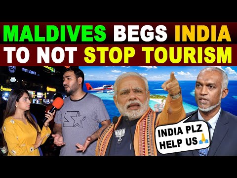 MALDIVES BEGS INDIA TO NOT STOP TOURISM | PAK PUBLIC REACTION | SANA AMJAD