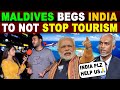 Maldives begs india to not stop tourism  pak public reaction  sana amjad