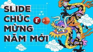 Slide CHÚC MỪNG NĂM MỚI 2024 #Powerpoint "Cá chép" hóa Powerpoint "Rồng" screenshot 2