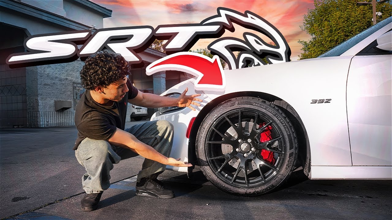 I PUT HELLCAT RIMS ON MY SCAT PACK! - YouTube