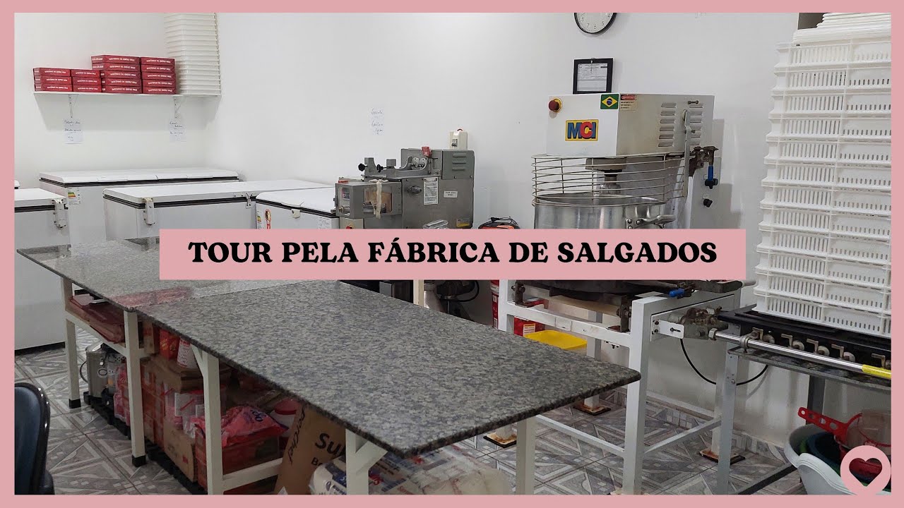 CONHEÇA A NOSSA PEQUENA FÁBRICA DE SALGADOS