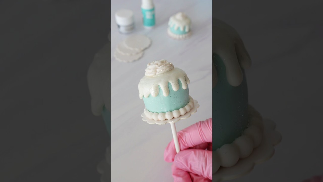 Wedding Cake Cake Pops!🩵💍✨