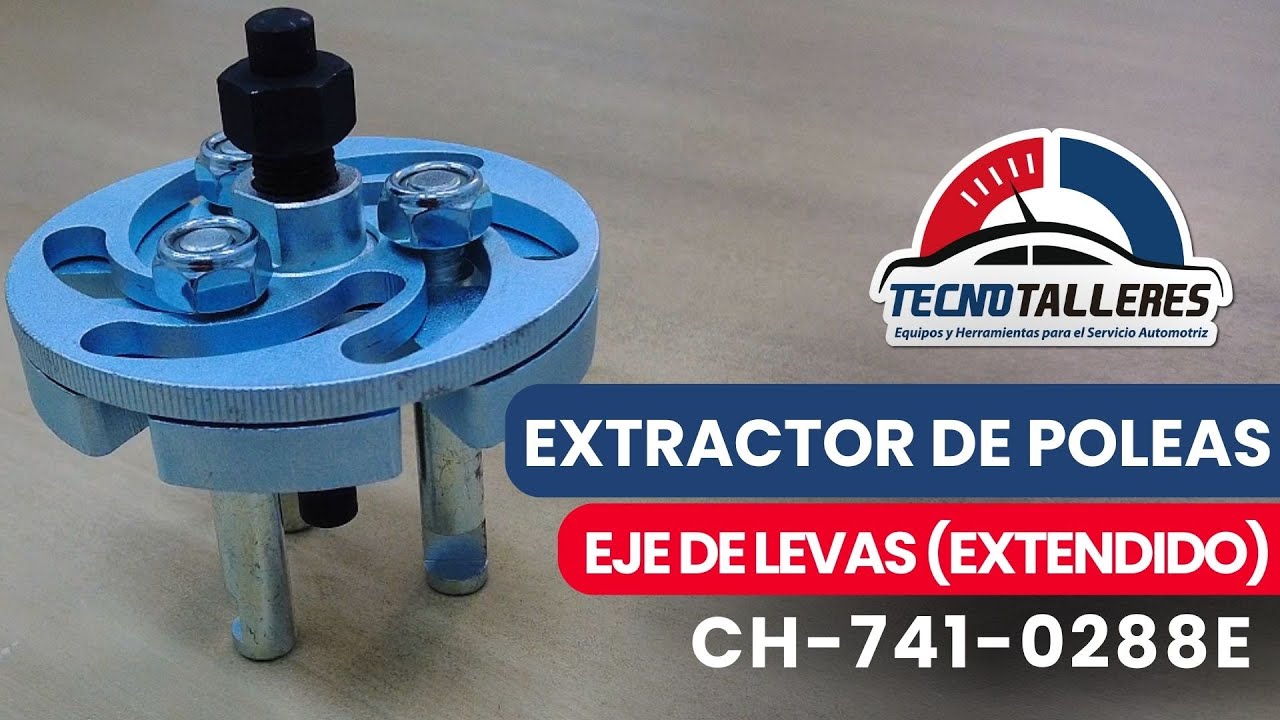 Extractor de Poleas de Eje de Levas (Extendido) I CH-741-0288E I Tecnotalleres