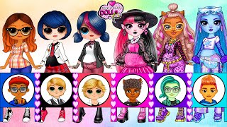 MLB Marinette vs Draculaura Monster High ¿Quién se convertirá en madre? - Manualidades de Papel DIY