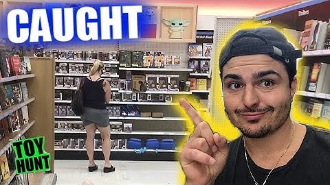 SCALPER CAUGHT BY EMPLOYEE! caught on CAMERA! Target/Walmart Toy Hunt !