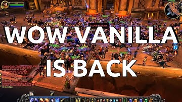 World of Warcraft Vanilla Server Stress Test (Nostalrius / Elysium)