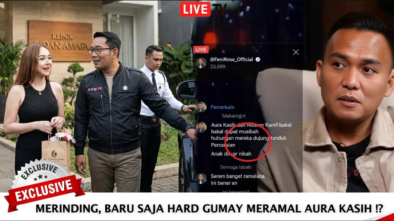 LIVE! HARD GUMAY UNGKAP RAMALAN TERBARU HUBUNGAN AURA KASIH DAN RK, NETIZEN GEMPAR