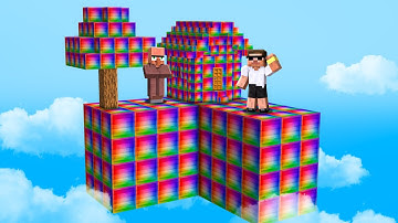 Carry and Doorbin Got Stuck on Avaritia Island in Minecraft..