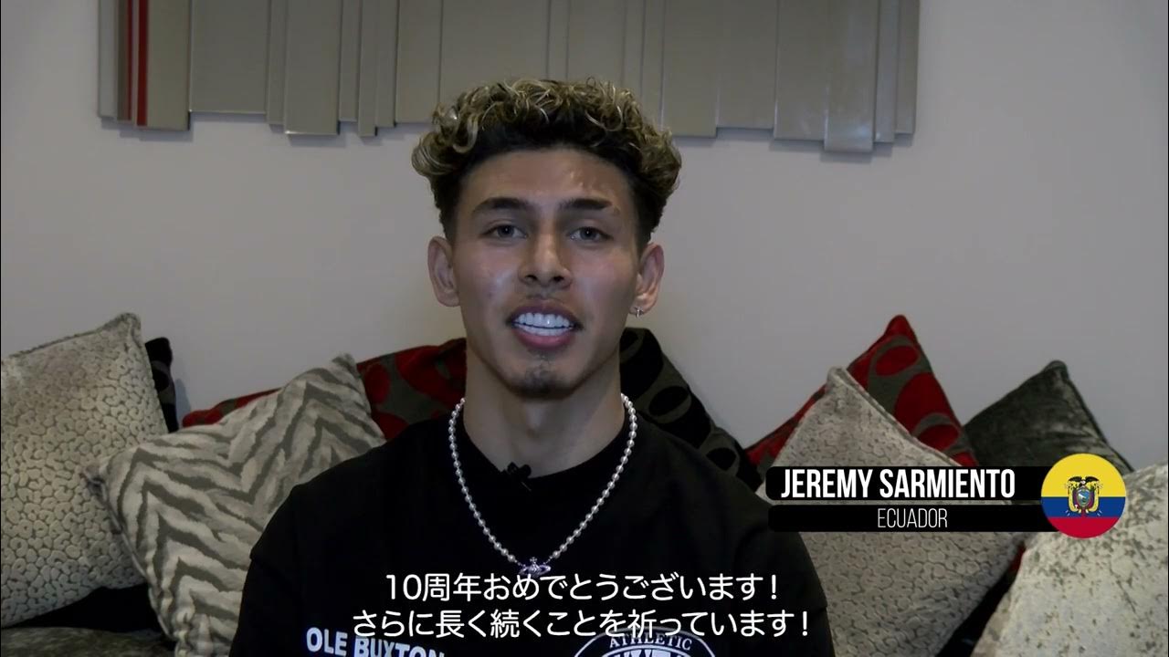 【コネクト10周年お祝いメッセージ③】ジェレミー・サルミエント / エクアドル代表 YouTube