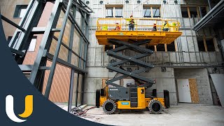 Haulotte Electric All Terrain Scissor Lift | HS15-18 E PRO - United Equipment by United Forklift and Access Solutions 1,355 views 1 year ago 5 minutes, 58 seconds