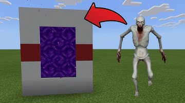 MCPE : How To Make a Portal to the SCP 096 Dimension
