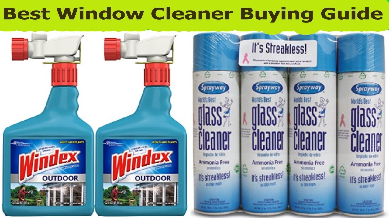 best glass cleaner for windows