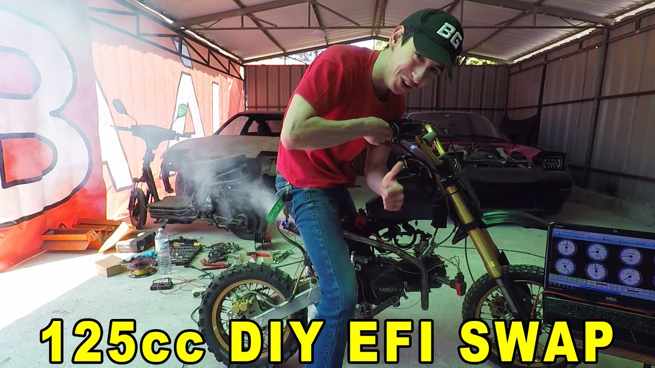 FIZ ENGINE SWAP E FUNCIONA 🔥 - PIT BIKE EFI #11