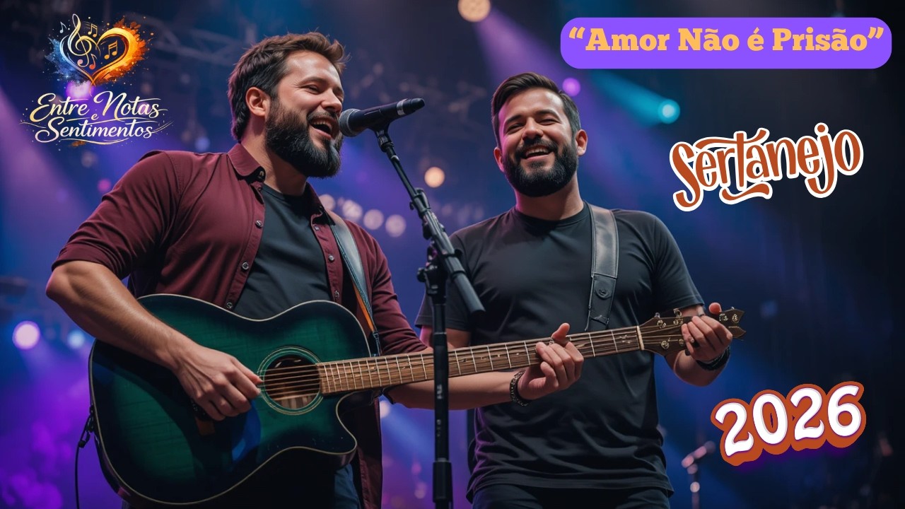 Amor Não é Prisão – Sertanejo Raiz Animado Ao Vivo 🎤🔥 Música Nova 2026