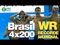 Men's 800 free relay Hangzhou - BRAZIL WORLD RECORD BREAKER!