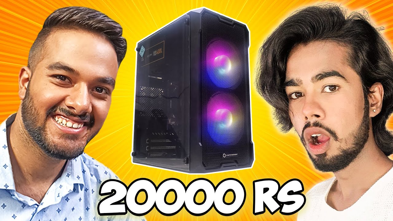 Building My Friend His First Ever Gaming PC Under 20000RS⚡