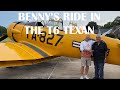 BENNY&#39;S FLIGHT IN THE T6 TEXAN