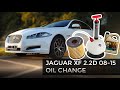 Oil change and oil filter replacement in 08-15 Jaguar XF 2.2 D