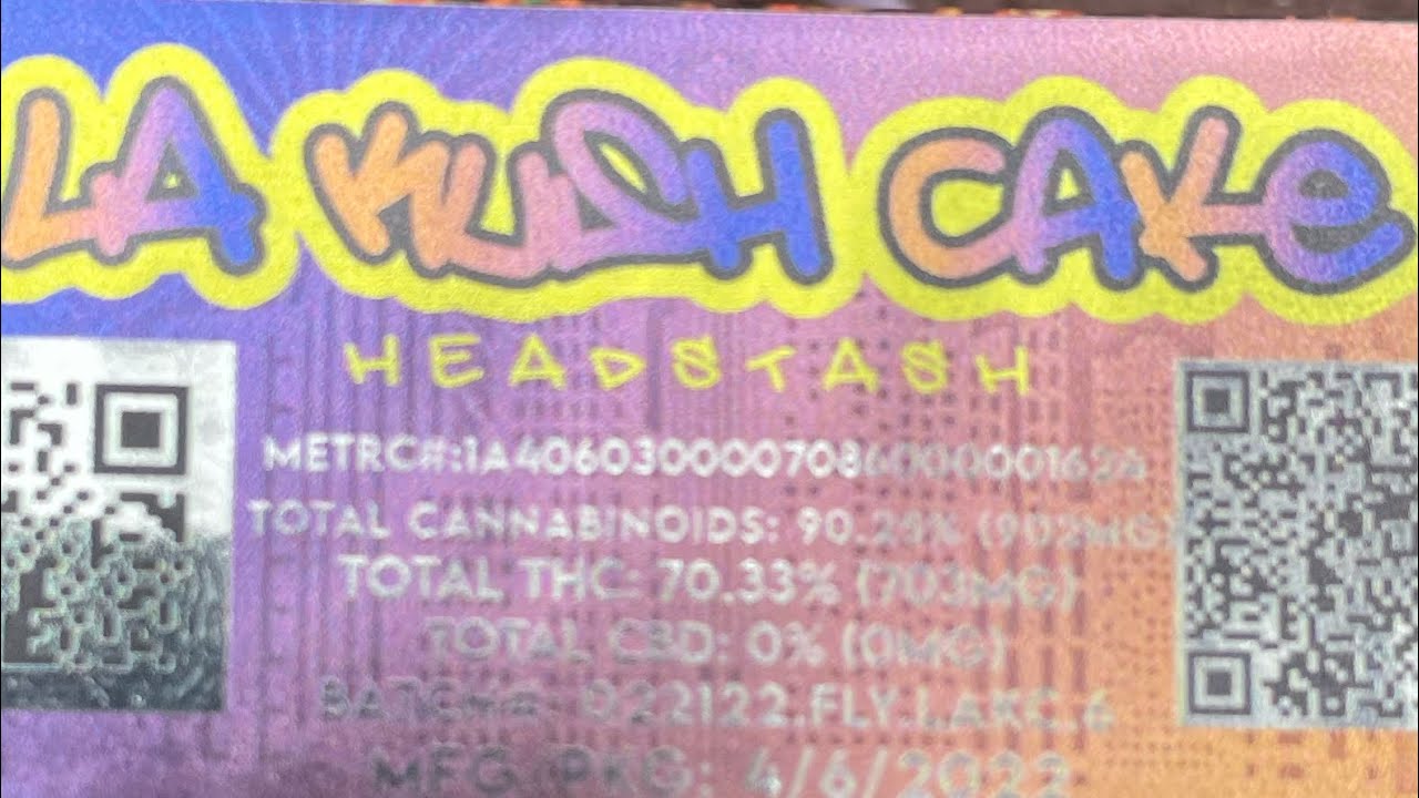 Frosty's & Flying O Farms - LA Kush Cake - Headstash Rosin