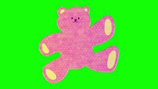 Green Screen Bear Sticker 14 | Free Download