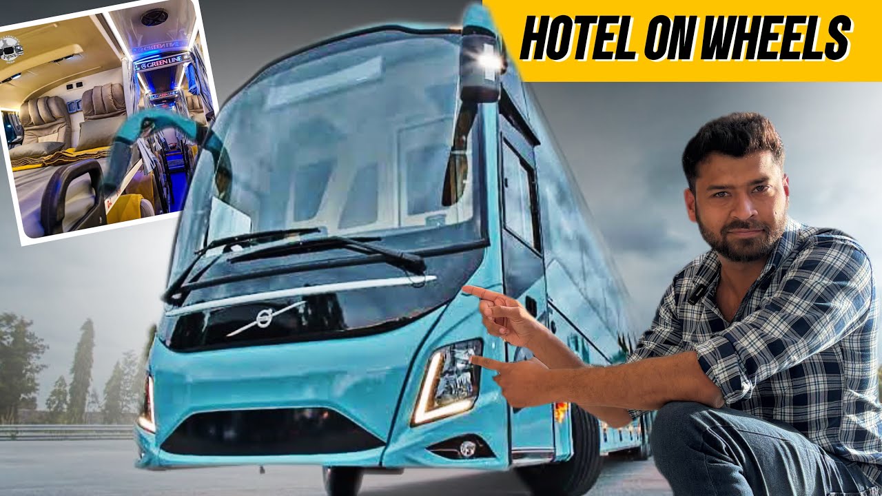 किसी Hotel से कम नहीं  है ये Volvo 9600 ❤️ सिर्फ़ 2 करोड़