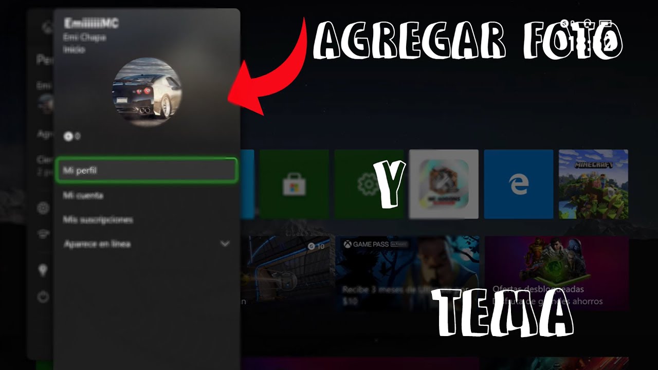 Como Agregar FOTO de PERFIL en XBOX ONE **nuevo metodo** - Emi! - YouTube