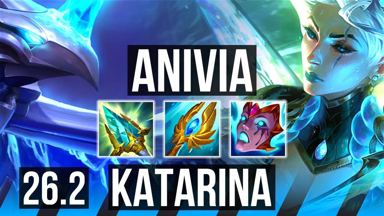 ANIVIA vs KATARINA (MID) | Perfect KDA: 13/0/5 | EUW Master | 26.2