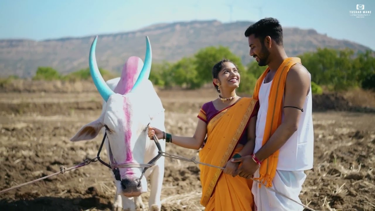 Best Marathi pre wedding | Farmer Shetkari Theme | Shetkarich Navra Hawa Title song