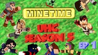 MINETIME UHC - Season 5: Ep1 - Enchantingly Derpy