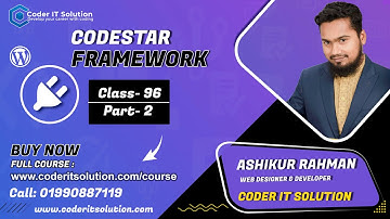 Codestar Framework - Part 2 WordPress Theme Development.