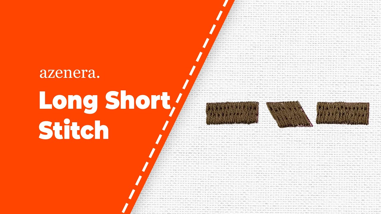 Long and Short Stitch - aZenera Embroidery Kit for Beginners