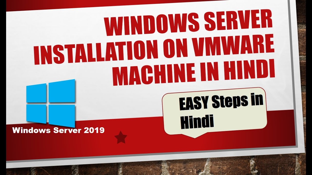 Server Machine Install 1.Windows Server Training For Beginners in Hindi | Windows server ...