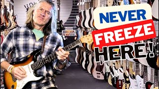 How to play at the Guitar Store WITHOUT freezing up